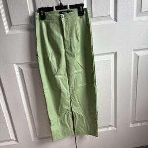Missguided leather skirt
